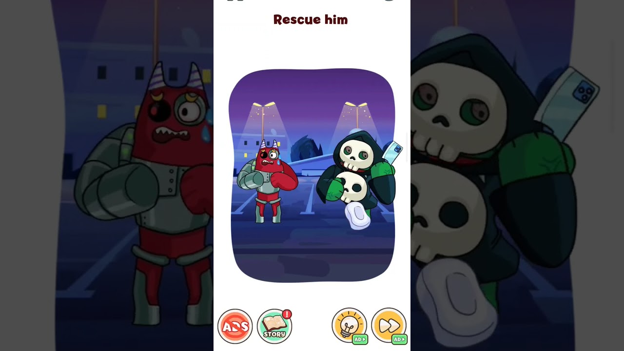 DOP Ban: Delete One Part - Rescue Him - Ban Erase Game Solution