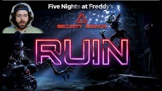 First Time Playing FNAF Security Breach RUIN!
