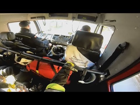 Pożar Traw - 7 hektarów - Oczami Strażaka #2- [FireHelmet Cam] GoPro HD | Firefighter in Poland 2018