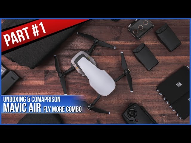 DJI Mavic Air Combo Unboxing and Review - YouTube