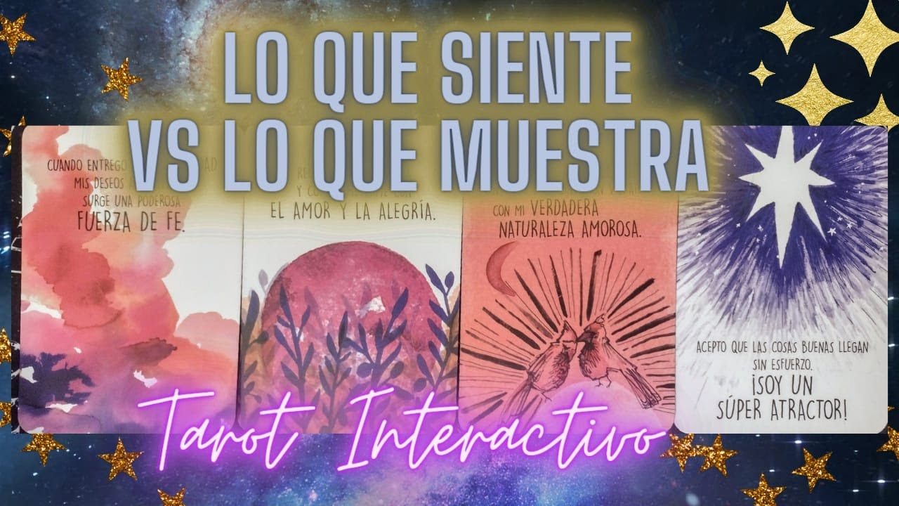 ️Tarot Amor: 💞Lo que SIENTE por ti VS. lo que muestra💞 - YouTube