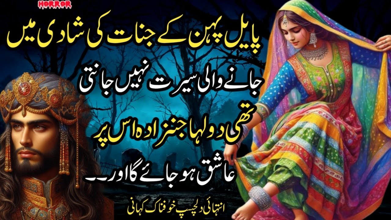 PAYAL PEHN KE JINNAT KI SHAADI MEIN JAANE WAALI SEERAT NAHI JAANTI THI DULHA JINZADA US PAR AASHIQ