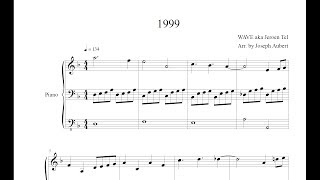 1999 by WAVE aka Jeroen Tel - Sheet Music for Piano @TheSuperCommentGuy