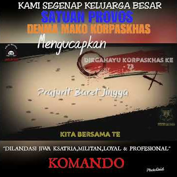 STATUS WA HUT KE-73 KORPASKHAS #KOMANDO