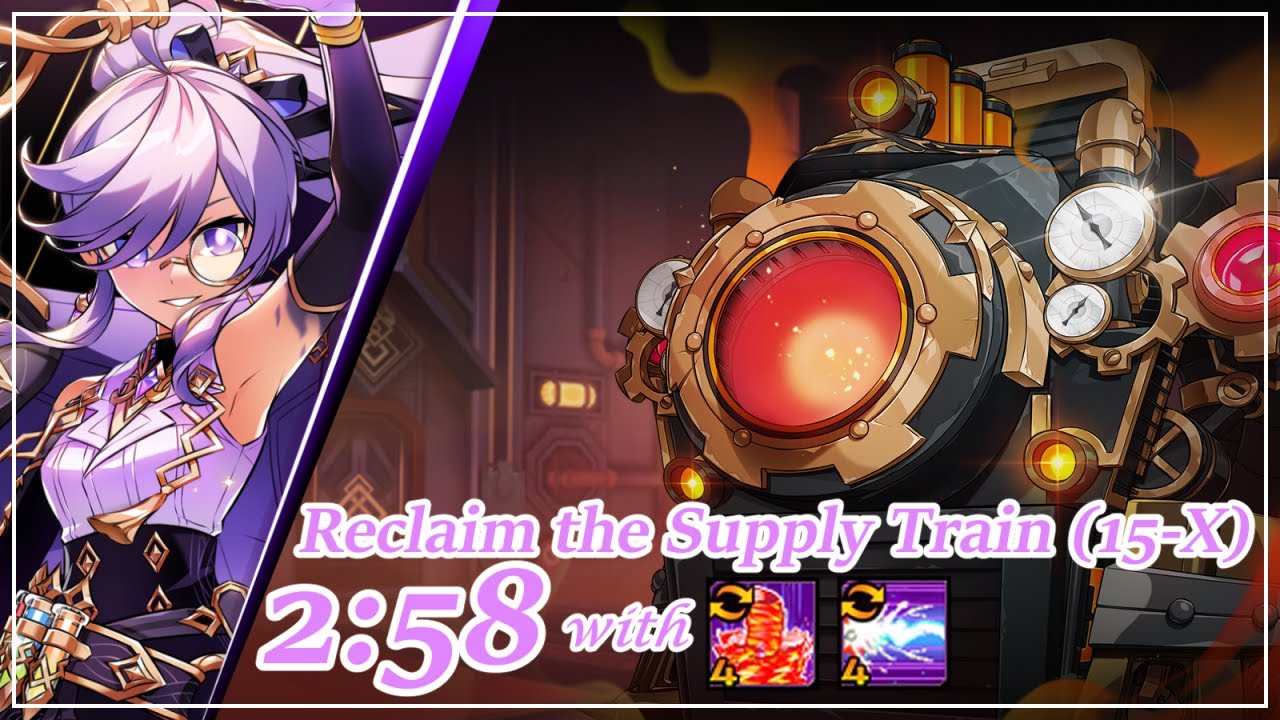 [Elsword NA / 엘소드] 로드 아조트 - 보급로 열차 탈환 / Lord Azoth - Reclaim the Supply Train (15-X) 2:58