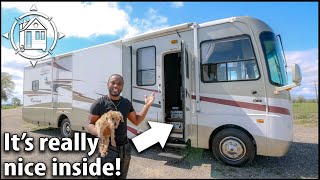 His RV renovation is STUNNING & the inside is not what you'd expect