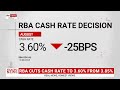 RBA Lowers Cash Rate to 3.60% ๐: What It Means for Aussies