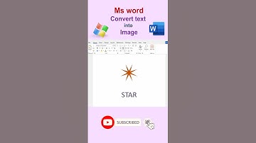 convert text into star in MS word | #msword #shorts #pcknowledge001 #computer #free  #msoffice