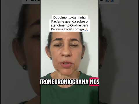 Depoimento de paciente da Dra. Lorrana Machado sobre a recuperação da paralisia facial