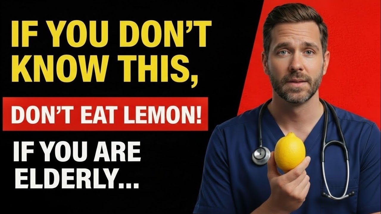Never Mix Lemon With These 3 Foods If You Are Over 60!