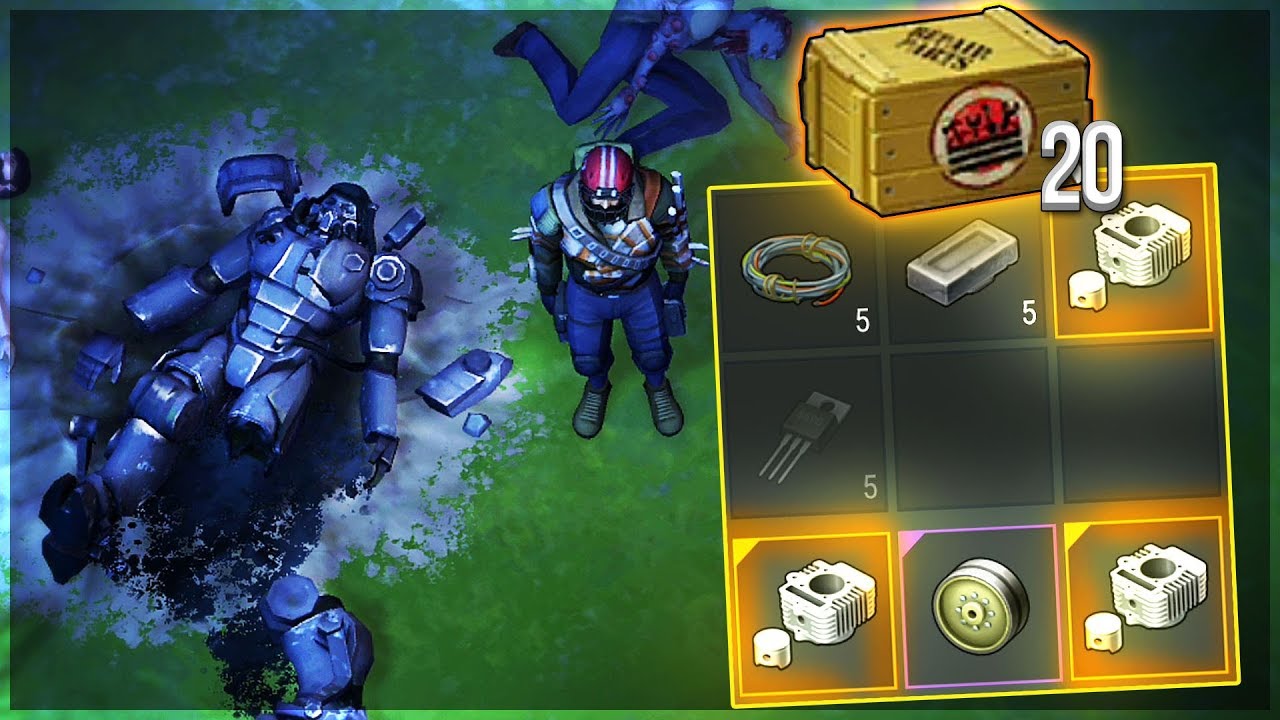 Last Day on Earth Survival - ОТКРЫЛ 20 МЕХАНИЧЕСКИХ КОРОБОК! ЧТО ЗА БРОНЯ ИЗ FALLOUT!? indie horror rpg games