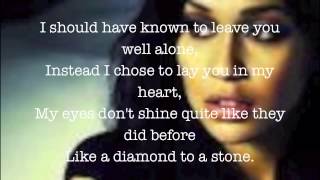Rebecca Ferguson Diamond to Stone lyrics