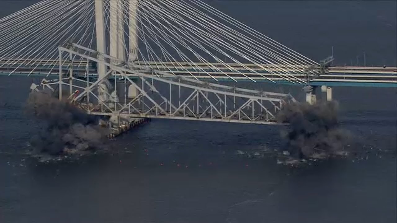 Watch the Tappan Zee Bridge demolition in less than a minute YouTube