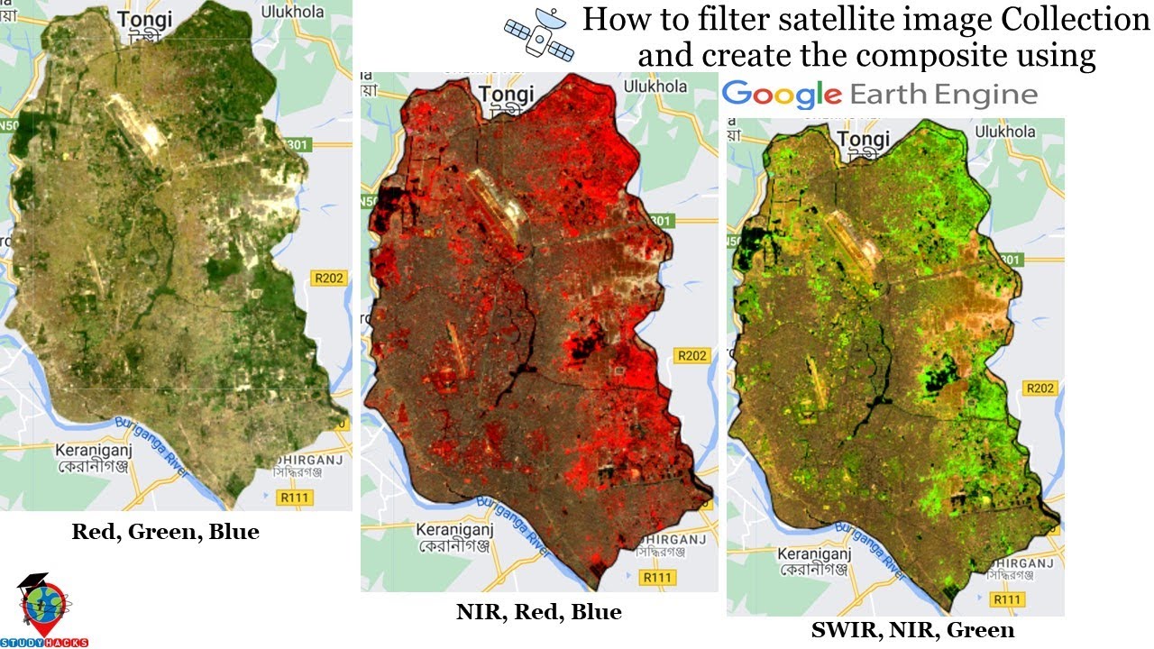How to filter satellite image Collection and create the composite using ...