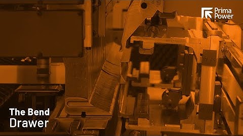 #PrimaProductPills - Bending of a redesigned drawer for Prima Power panel benders