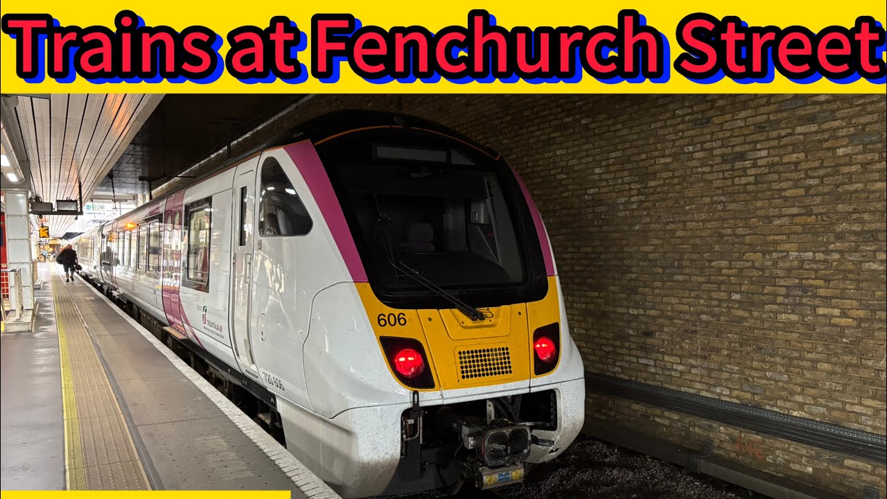 Trains at London Fenchurch Street (5/7/25)