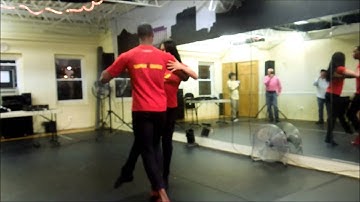 Marc Brewer & Eva Cadena Tricks & Dips Demo Workshop at Mr. Mambo