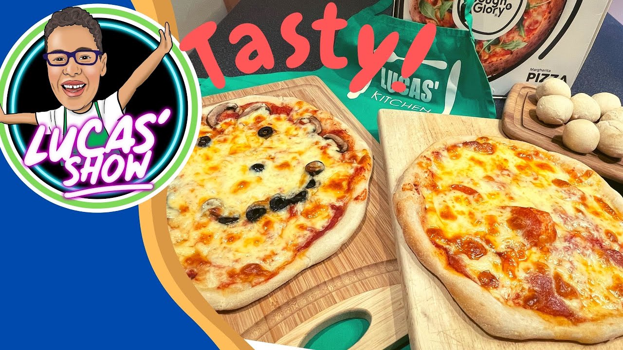 Kids Pizza Feast Dough and Glory Pizza Kits Diy Pizza Making Kits Lucas' Kitchen Lucas