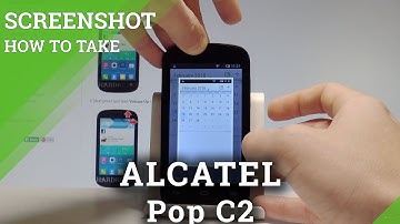 How to Take Screenshot in ALCATEL Pop C2 - Capture Screen |HardReset.info