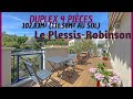 Achat duplex t4 proche proche rer b robinson  le plessisrobinson   10283m  11658m au sol