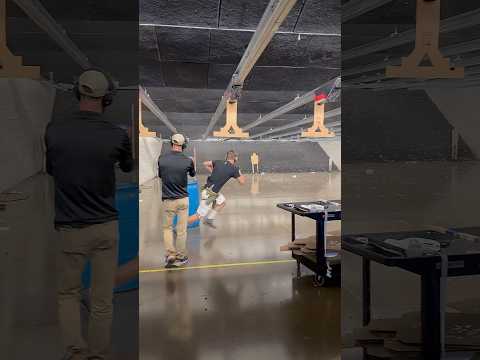 Where Fitness Merges On The Range. Stage 7. #shorts #competitionshooting #guntraining #9mmpistol