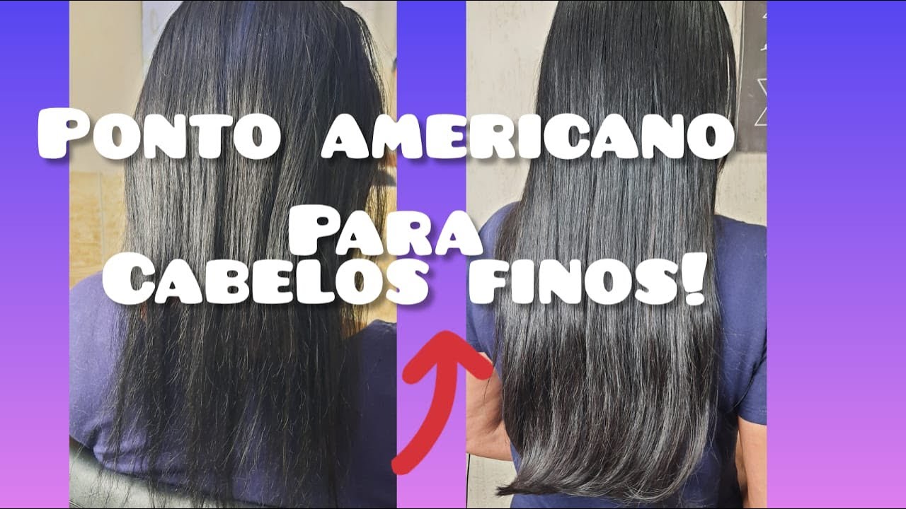 PONTO AMERICANO! é indicado para cabelos finos??? 》MegaHair