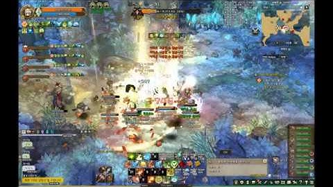ktos, tree of savior) Boss Demon Lord Nuaele. 9people 1minutes kills!!