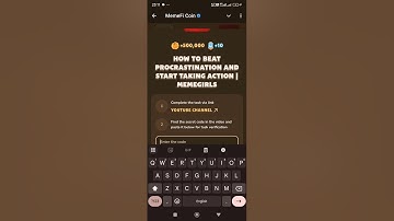 How to beat Procrastination and start Taking action Memefi video code //Meme girl August 2024