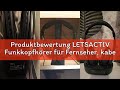 Produktbewertung LETSACTIV Funkkopfhörer für Fernseher, kabellose TV-Kopfhörer mit TV-Sender-Ladesta