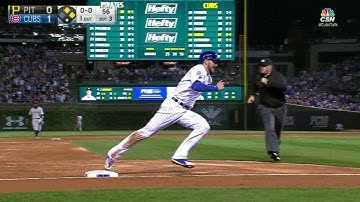 PIT@CHC: Soler drives RBI double off the ivy in left