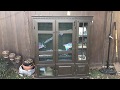Rabbit Hutch from Old Entertainment Center Rabbit Hutch from Old Entertainment Center