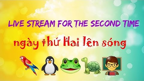 Ngày thứ 2 lên sóng/ 2nd leavstream