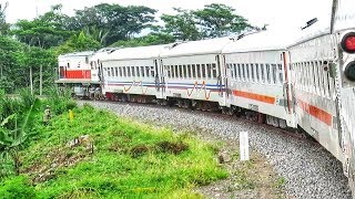 THE BEAUTY OF RIDING THE TRAIN FROM GARUT STATION TO CIBATU STATION