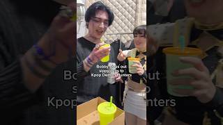 Bobby Gives Out Sippy Cups To