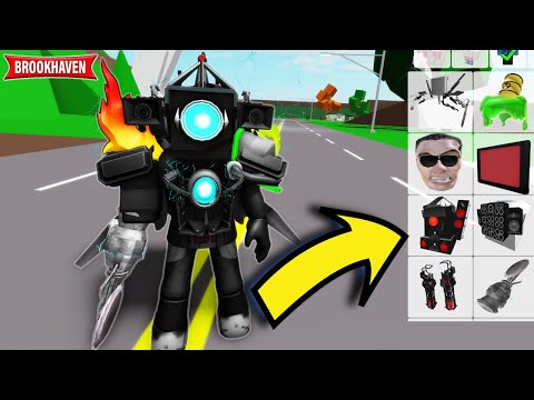 How To Turn Into Skibidi Toilet 67 In Roblox Brookhaven! Id Codes - Part 2