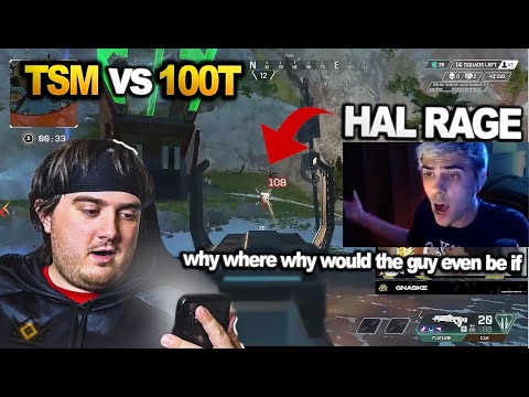 TSM Imperialhal team vs 100T Onmuu in ALGS SCRIMS!! IMPERIALHAL RAGE ...