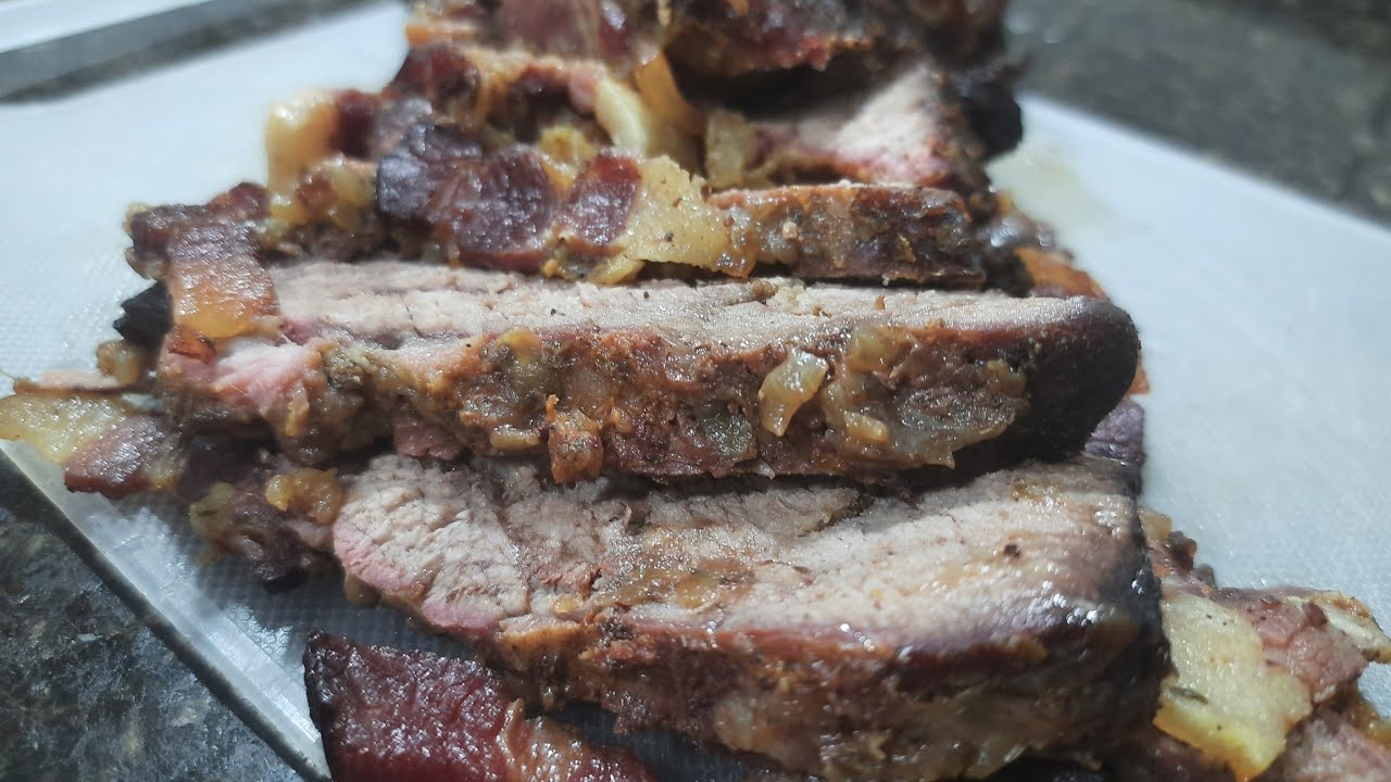 Acém assada direto no forno / carne de 