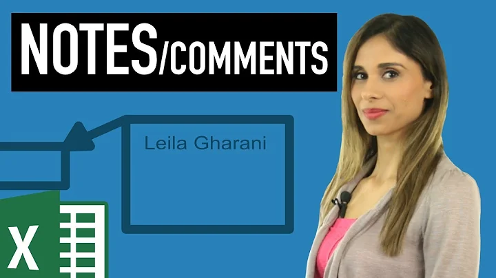 All about Excel Comments (Notes) in 8 Minutes! Shortcut Keys, Customize Background & More