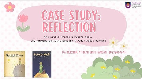 EIC553 TRANSLATION SKILLS: VIDEO REFLECTION ON “CASE STUDY: THE LITTLE PRINCE”🫅
