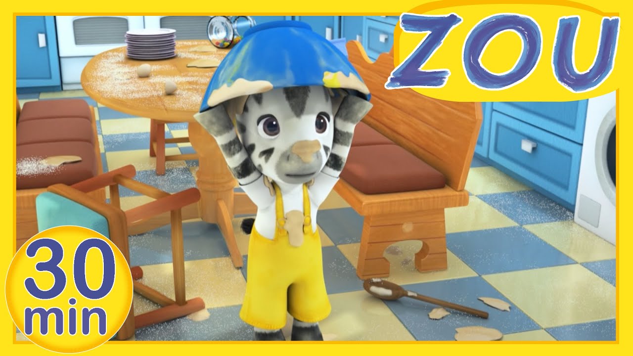 ZOU ES UN COCINITAS 👩‍🍳 30 min RECOPILACIÓN 👨‍🍳 Dibujos animados | Zou en español