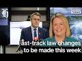 Bishop: Fast-track law changes to be made this week | Ryan Bridge TODAY