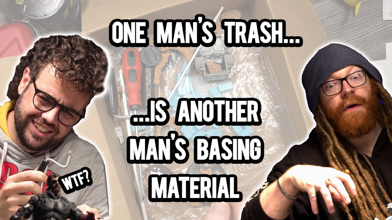 Making Our First Warhammer Base FROM TRASH
