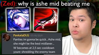 Gold 2 player tells me Lethality Ashe melt everyone in Sight.. so I tried it