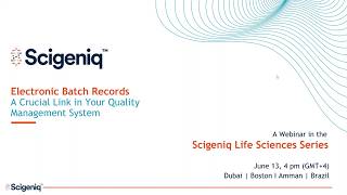 Electronic Batch Records  A Crucial Link in Your Quality Management System
