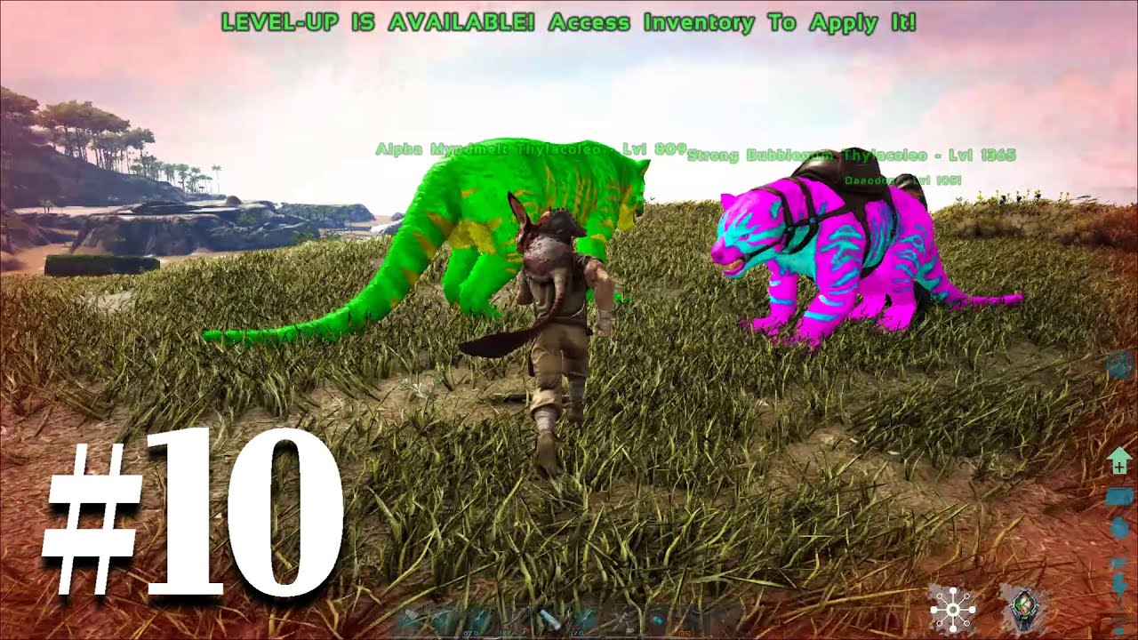 ARK: Pyria Mythos Evolved | MODDED Series - Alpha Myndmelt Thylacoleo & TEK Dragon [EP10]