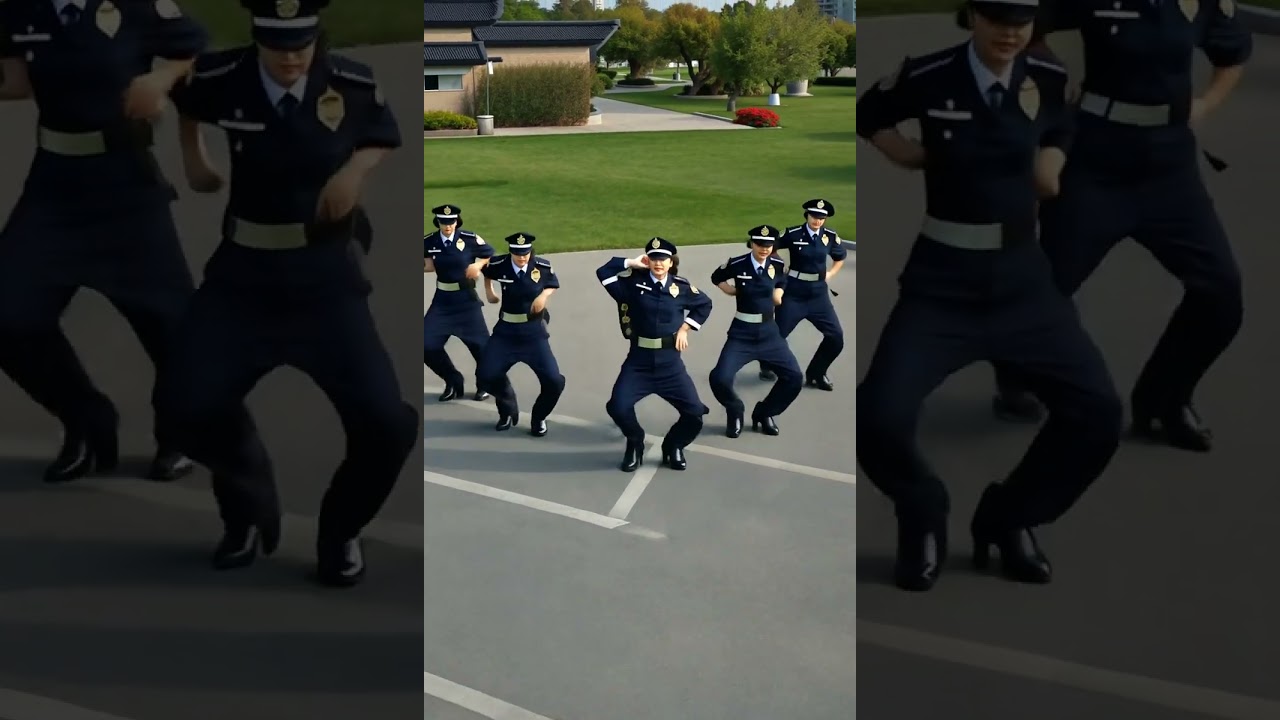 🇰🇷 South Korea’s Female Police Crush the Blurred Lines Dance | Education, Health & Fitness
