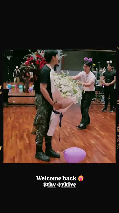 BTS V RM Grand Welcome at Hybe Building ๐ J-Hope Instagram Story on V RM Military Discharge Ceremony