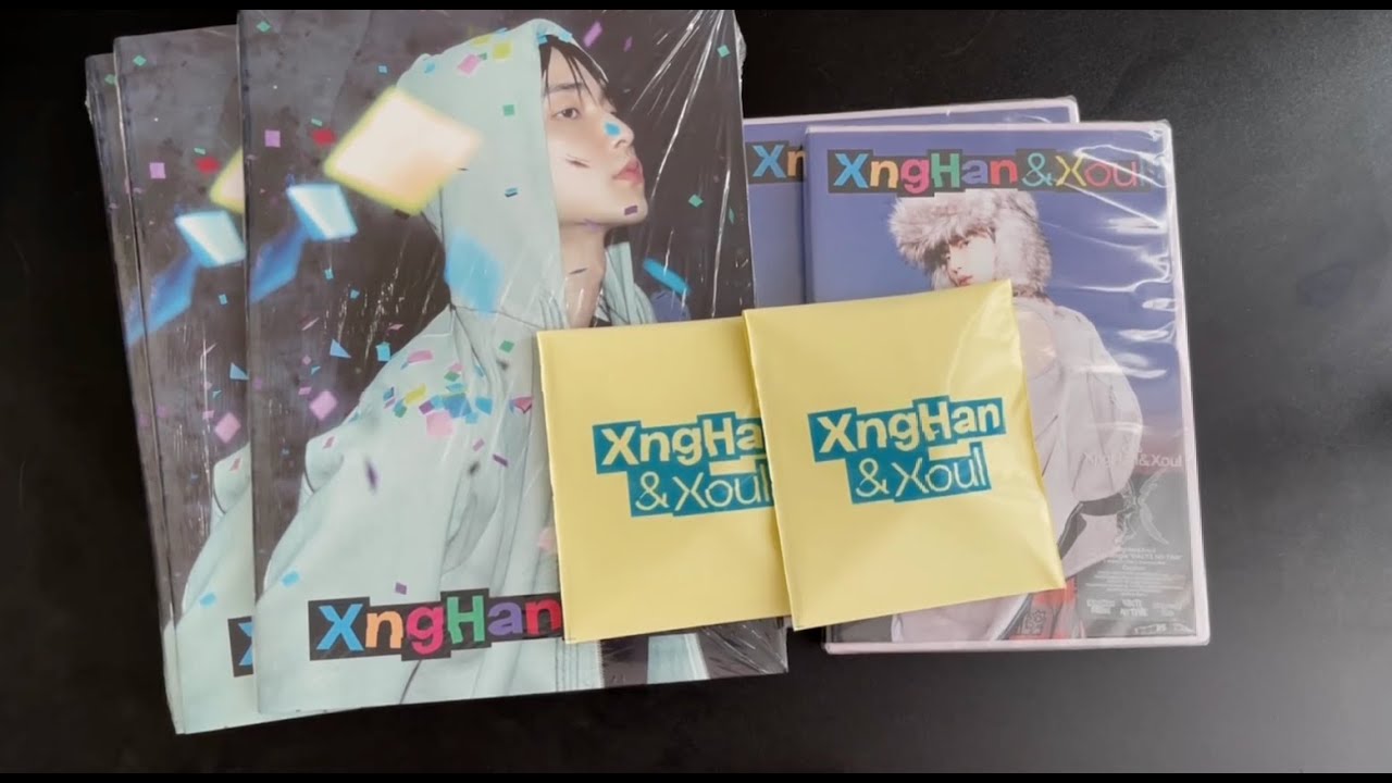 unboxing xnghan & xoul waste no time album - all versions ✨ life is worth living yall 🥲