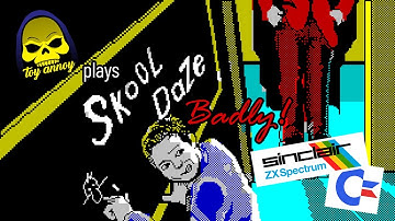 Retro Gaming Classic Playthrough of the Wonderful ZX Spectrum Game Skool Daze.