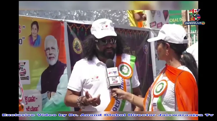 UBLOOD Founder Dr.Jai Jagdish Yalamanchili at India Day Parade 2023 Oak Tree Rd Edison NJ